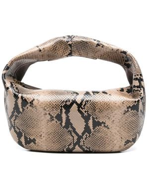 KHAITE Tote Bag Calf Leather/Suede - Metallic