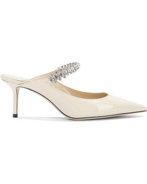 Jimmy Choo "Bing 65Mm" Mules - White