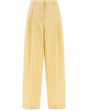 Jil Sander Wool Pants Pences - Yellow