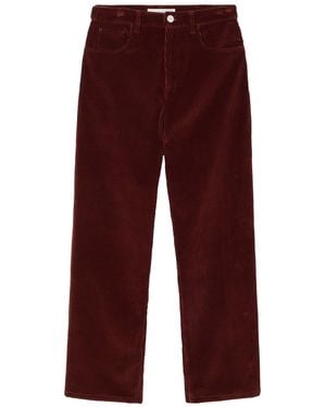 Rohe Pantaloni Larghi "Bruun" - Red