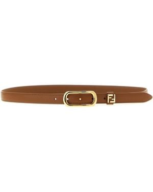 Fendi Ff Belt - White