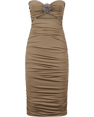 Amen Midi Dress - Natural