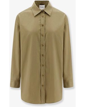 Nude Cotton Shirt - Green