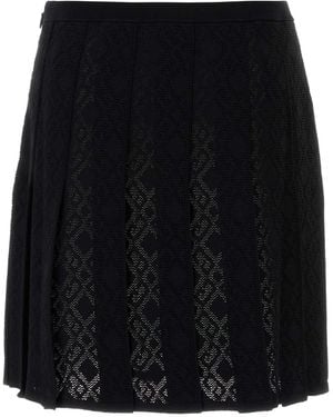 Givenchy Viscose Blend Skirt - Black