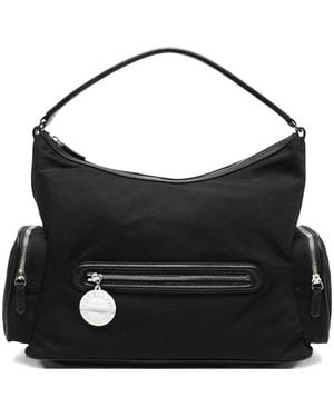 Stella McCartney Top Handle Bag With Zip Pockets - Black