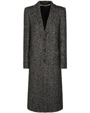 Tagliatore Cappotto Amanda Motivo Spigato - Black