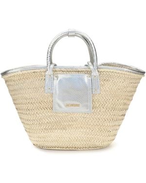 Jacquemus Shoulder Bag Le Panier Solis - Natural