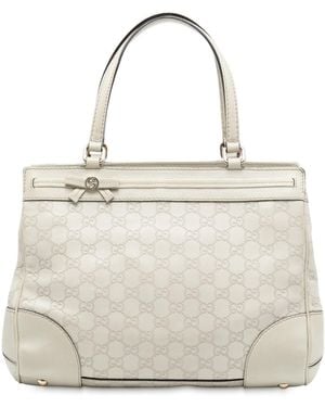 Gucci Ssima Mayfair Tote - White