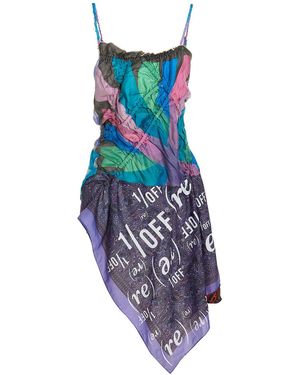 1/OFF 'Slip Scarf' Dress - Blue
