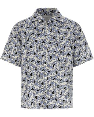 Prada Pongé Shirt - Gray