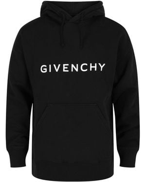 Givenchy Logo Hoodie - Black