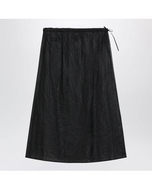 Prada Midi Skirt - Black