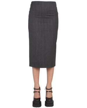 Versace Tailored Pencil Skirt - Black