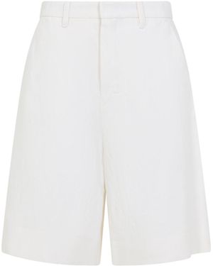 Max Mara 'S Sole Bermuda - White