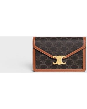 Celine Wallet On Chain Margo - Black