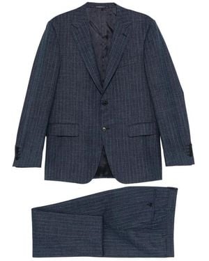 Canali Two-Piece Striped Suit - Blue