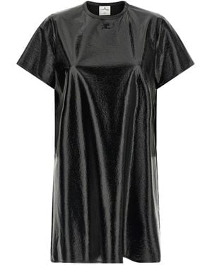 Courreges Vinyl Dress - Black