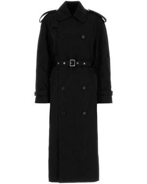 JW Anderson Nylon Trench Coat - Black