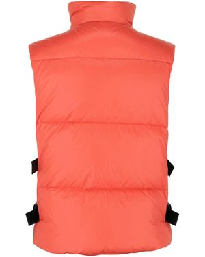 Givenchy 4G Buckle Puffer Vest - Red