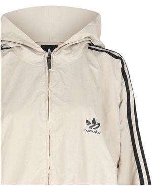 Balenciaga X Adidas Oversized Windbreaker - Natural