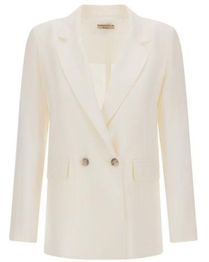 Herno Blazer Linen - White