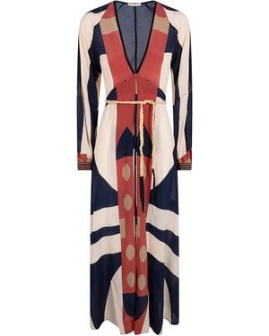 VOLANTIS "Illumination" Silk Evening Dress - White