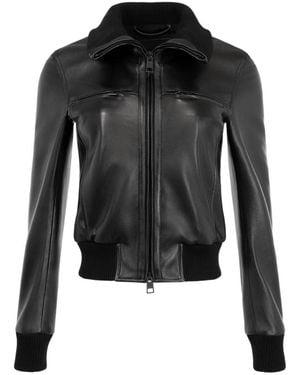 Balenciaga High Collar Fitted - Black