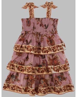 Zimmermann Abito A Balze "Aster" - Brown