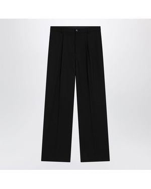Dries Van Noten Penrud Wool Pants - Black