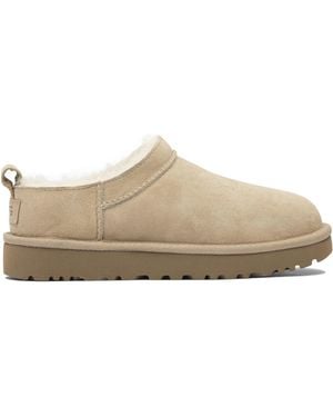 UGG "Classic Micro" Ankle Boots - Natural