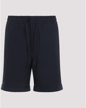 Canali Linen Bermuda - Blue