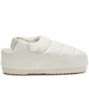 Moon Boot Evolution Logo Mules Sandals - White