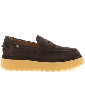 Tod's Suede Loafers - Brown