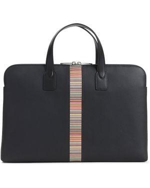 Paul Smith Signature Stripe Handbag - Black