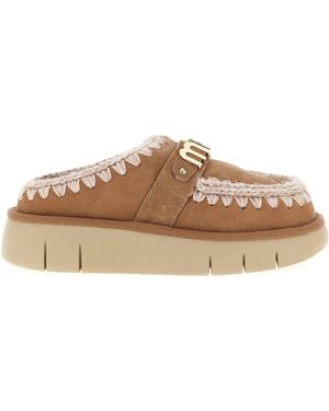Mou 'Bounce Clog' Sabots - Brown