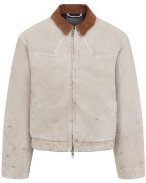 Balenciaga Denim Workwear Jacket - Natural