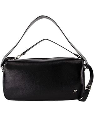 Courreges Three Sixty Shoulder Bag - Black