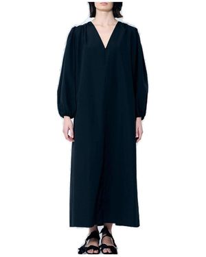 The Row Beauvoir Dress - Blue