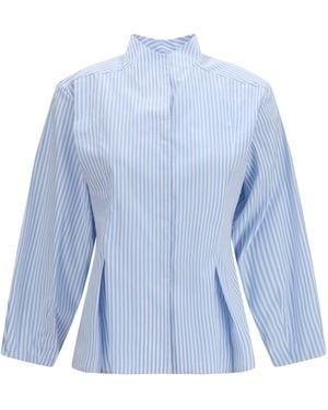 Crida Milano Cotton Shirt Lavanda - Blue