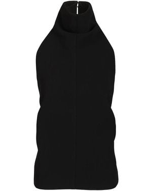 KHAITE Rone High-Necked Top - Black