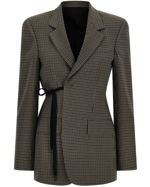 Balenciaga 'Wrap Tailored' Blazer - Black
