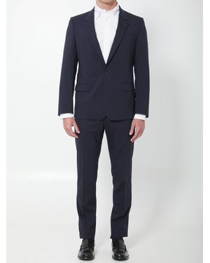 Dolce & Gabbana Single-Breasted Martini Suit - Blue