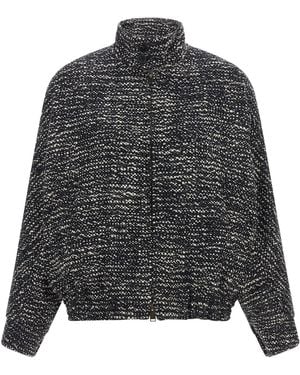 DARKPARK Park Virgin Wool Bomber - Gray