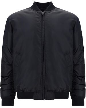 Moschino Zip-Up Bomber Jacket - Blue