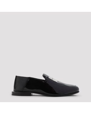 Givenchy Leather Label Loafers - Black