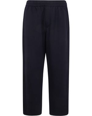 Emporio Armani Track Wide Leg Pants - Blue