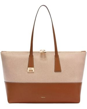 Furla Olivia L Tote - Brown