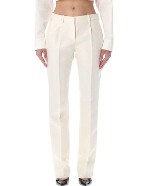 Balenciaga Slim Tailored Pants - White