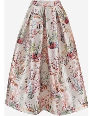 Lunatica Milano Flared Skirt - Multicolor