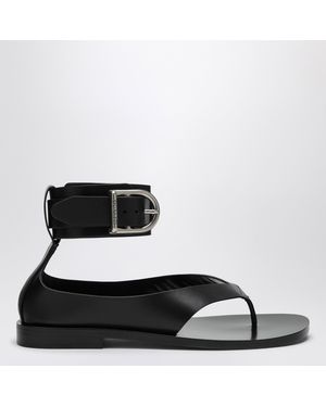 DURAZZI MILANO Sandals With Ankle Strap Closure - Black